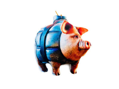 Дитяча мяка іграшка "Свинино Бомбіно" SV-B40 40 см