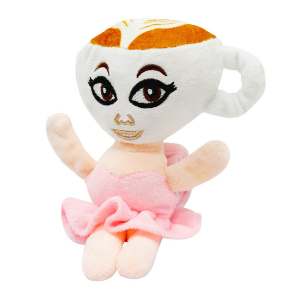 Дитяча мяка іграшка-браслет "Балерина Капучино" IBR-H-5 музична