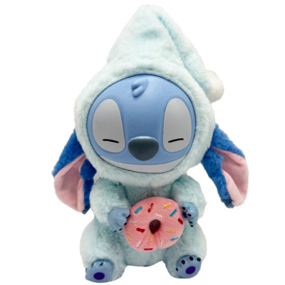 Дитяча мяка іграшка-брелок "Стіч з ковпаком" STITCH(Blue) 26 см