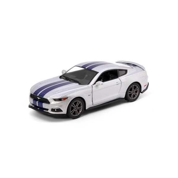 Дитяча модель машинки Ford Mustang GT (2015) Kinsmart KT5386FW 1:38 Silver