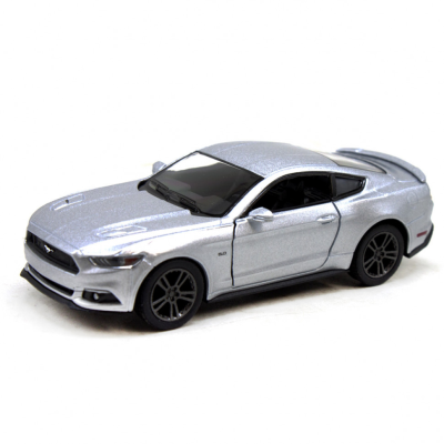 Колекційна іграшкова машинка FORD MUSTANG GT KT5386W інерційна Silver