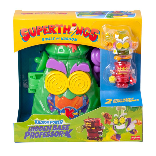 Дитячий ігровий набір "Прихована база професора К" SuperThings PSTSP112IN250 серії "Kazoom Power" Дитячий ігровий набір "Прихована база професора К" SuperThings PSTSP112IN250 серії "Kazoom Power"