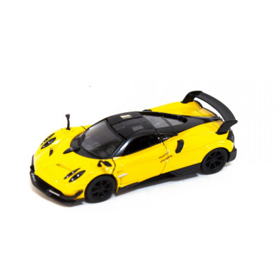 Колекційна іграшкова машинка Pagani Huayra BC KT5400W інерційна Жовтий