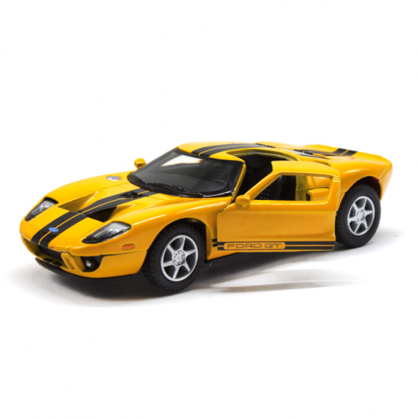 Дитяча модель машинки Ford GT 2006 Kinsmart KT5092W інерційна 1:36 Yellow