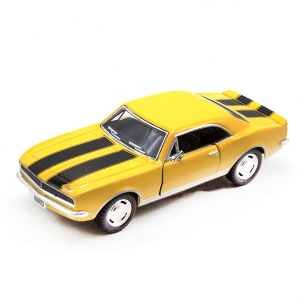 Дитяча модель машинки CHEVROLET CAMARO Z KT5341 W інерційна Yellow Дитяча модель машинки CHEVROLET CAMARO Z KT5341 W інерційна Yellow