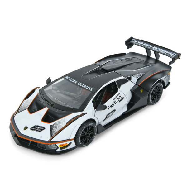 Дитяча інерційна машинка AP-2036(White) двері відчиняються світло та звук 1:24 23 см Дитяча інерційна машинка AP-2036(White) двері відчиняються світло та звук 1:24 23 см