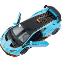 Дитяча автомодель "Lamborghini Huracan STO" Rastar 64300 блакитний масштаб 1:32