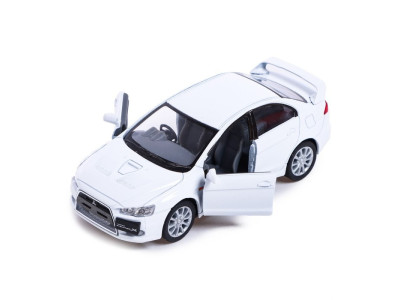 Автомодель легкова MITSUBISHI LANCER EVOLUTION X 1:36 5" KT5329W Білий