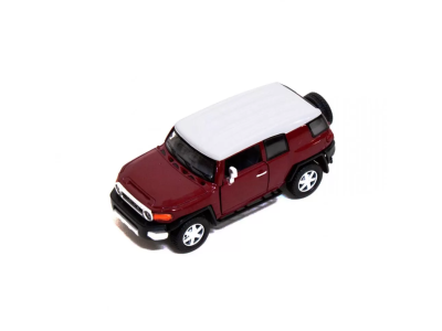 Дитяча залізна машинка TOYOTA FJ CRUISER КТ5343 інерційна Червоний