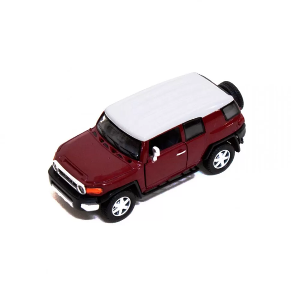 Дитяча залізна машинка TOYOTA FJ CRUISER КТ5343 інерційна Червоний