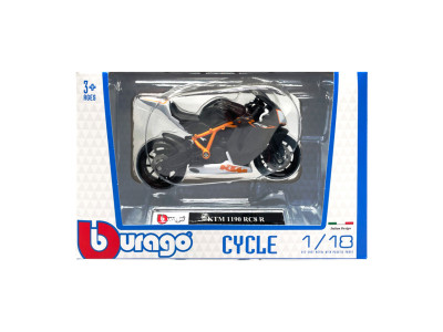 Дитяча модель Мотоцикла "KTM 1190" Bburago 18-51030-15 масштаб 1:18