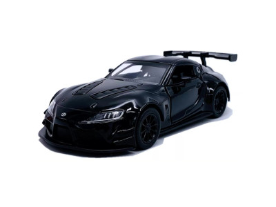 Машинка інерційна "Toyota GR Supra" KT5421W(Black) масштаб 1:43