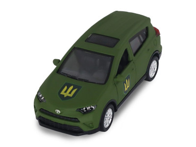 Автомодель серії "Шеврони Героїв" Toyota RAV4 "Сухопутні війська ЗСУ" TechnoDrive KM6198M2