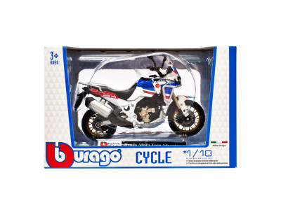 Дитяча модель Мотоцикла "Honda Africa Twin Adventure" Bburago 18-51030-3 масштаб 1:18
