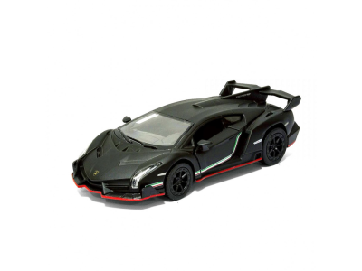 Колекційна іграшкова машинка MATTE LAMBORGHINI KT5370W інерційна Black