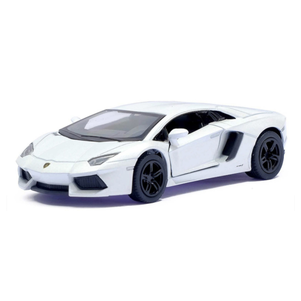 Автомодель легкова LAMBORGHINI AVENTADOR LP 700-4 5" KT5355W 1:38 Білий
