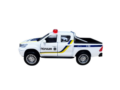 Дитяча автомодель Toyota Hilux Police TechnoDrive KM250426 масштаб 1:32