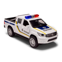 Дитяча автомодель Toyota Hilux Police TechnoDrive KM250426 масштаб 1:32 Дитяча автомодель Toyota Hilux Police TechnoDrive KM250426 масштаб 1:32