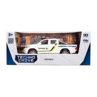 Дитяча автомодель Toyota Hilux Police TechnoDrive KM250426 масштаб 1:32 Дитяча автомодель Toyota Hilux Police TechnoDrive KM250426 масштаб 1:32