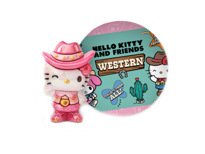 Фігурка-сюрприз Зірки Вестерну Cool Things HK057 серії Hello Kitty Фігурка-сюрприз Зірки Вестерну Cool Things HK057 серії Hello Kitty