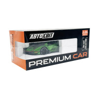 Дитяча інерційна машинка AP-2036(Green) двері відчиняються світло та звук 1:24 23 см