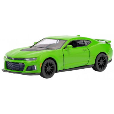 Колекційна іграшкова машинка CHEVROLET CAMARO ZL1 5' KT5399W інерційна Зелений