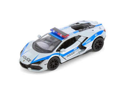 Колекційна машинка "Lamborghini Revuelto" KT5459WPR(Silver) масштаб 1:42