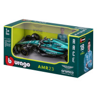 Колекційна автомодель "Aston Martin AMR23 (2023)" Bburago 18-38090 1:43 масштаб