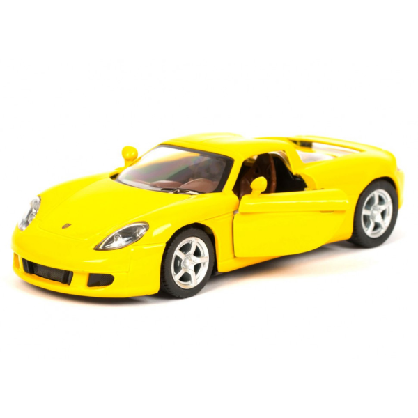 Колекційна машинка Porsche Carrera GT KT5081W інерційна Yellow