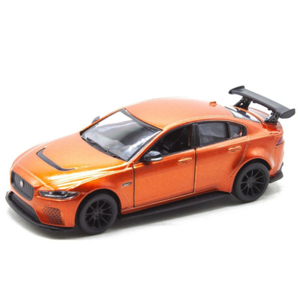 Машинка інерційна "Jaguar XE SV Project 8" KT5416W масштаб 1:36 Помаранчевий Машинка інерційна "Jaguar XE SV Project 8" KT5416W масштаб 1:36 Помаранчевий