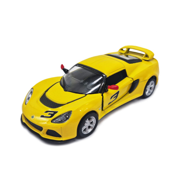 Інерційна машинка Lotus КТ5361W метал масштаб 1:32 Жовтий Інерційна машинка Lotus КТ5361W метал масштаб 1:32 Жовтий