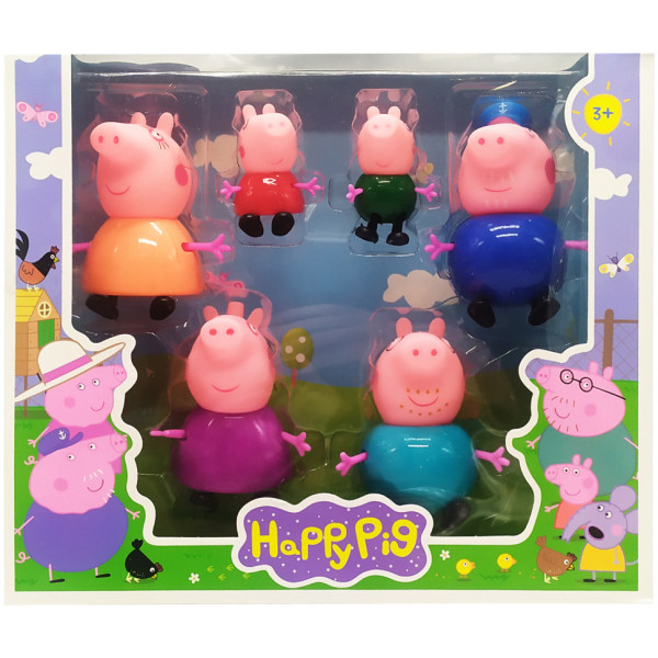 Набір фігурок "Peppa Pig" PP605-6 Набір фігурок "Peppa Pig" PP605-6