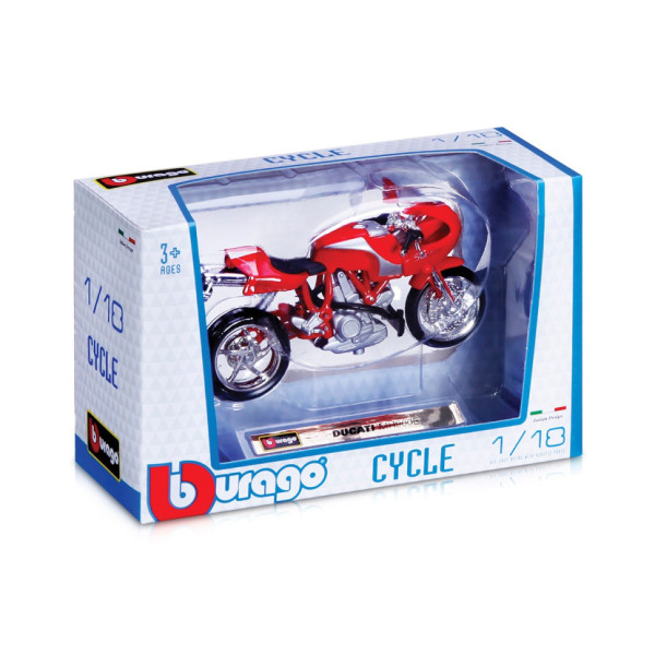 Дитяча модель Мотоцикла "Ducati MH900E" Bburago 18-51030-19 масштаб 1:18