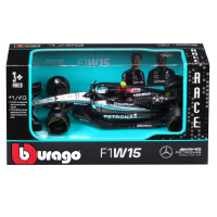 Колекційна автомодель Mercedes-AMG F1 W15 Performance (2024) Bburago 18-38208 1:43 масштаб Колекційна автомодель Mercedes-AMG F1 W15 Performance (2024) Bburago 18-38208 1:43 масштаб