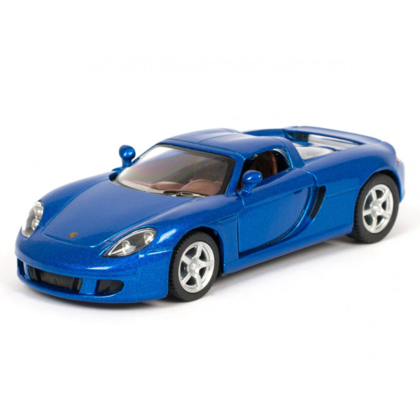 Колекційна машинка Porsche Carrera GT KT5081W інерційна Blue Колекційна машинка Porsche Carrera GT KT5081W інерційна Blue