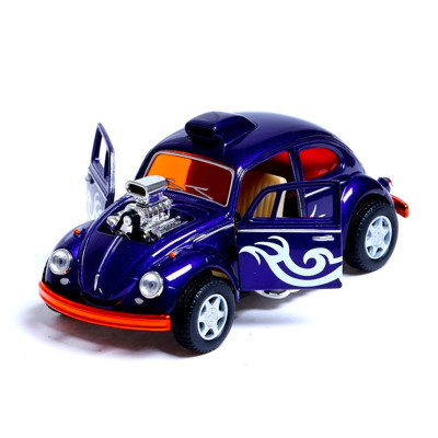Машинка металева інерційна Volkswagen Beetle Custom Dragracer Kinsmart KT5405W 1:32