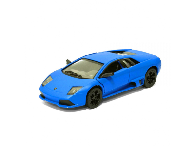Колекційна іграшкова машинка MATTE LAMBORGHINI KT5370W інерційна Blue