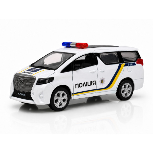 Автомодель дитяча Toyota Alphard "Поліція" TechnoDrive KM260417P масштаб 1:40