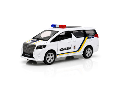 Автомодель дитяча Toyota Alphard "Поліція" TechnoDrive KM260417P масштаб 1:40 Автомодель дитяча Toyota Alphard "Поліція" TechnoDrive KM260417P масштаб 1:40