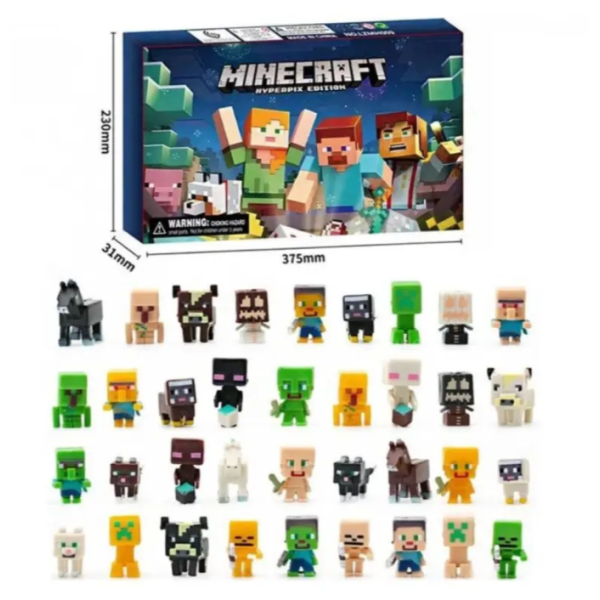Ігровий набір фігурок "Майнкрафт" LZMH009-3 в наборі 24 героя
