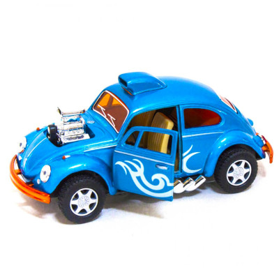 Машинка металева інерційна Volkswagen Beetle Custom Dragracer Kinsmart KT5405W 1:32