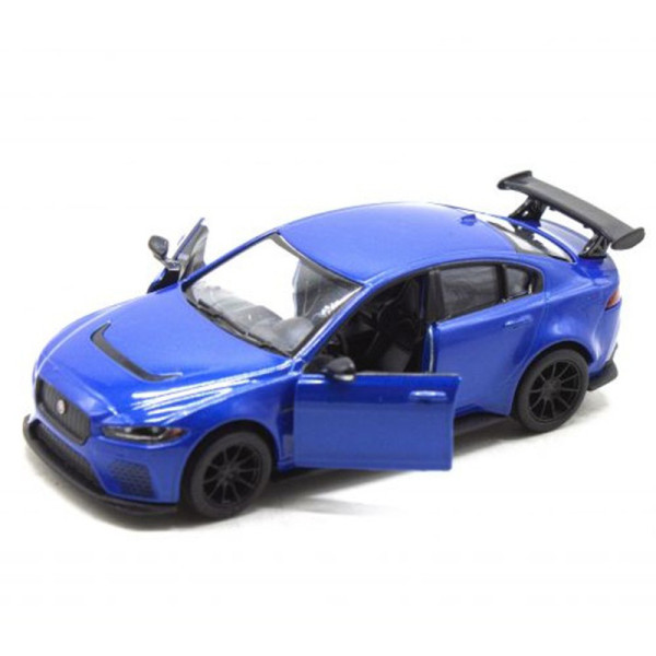 Машинка інерційна "Jaguar XE SV Project 8" KT5416W масштаб 1:36 Синій Машинка інерційна "Jaguar XE SV Project 8" KT5416W масштаб 1:36 Синій