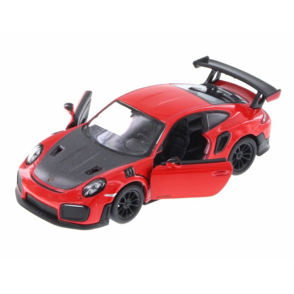 Автомодель легкова PORSCHE 911 GT2 RS 5" KT5408W 1:36 Червоний