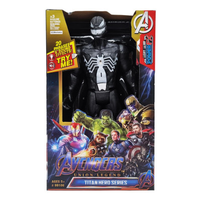 Ігрова фігурка Марвел Bambi 99106 зі світлом та звуком Веном Ігрова фігурка Марвел Bambi 99106 зі світлом та звуком Веном