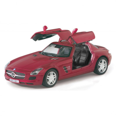 Машинка металева KT5349W Mercedes-Benz SLS AMG Червоний