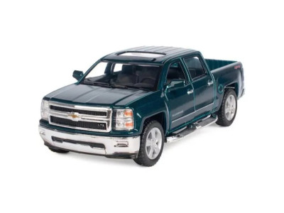 Колекційна машинка "Chevrolet Silverado 2014" KT5381W(Green) масштаб 1:42 Колекційна машинка "Chevrolet Silverado 2014" KT5381W(Green) масштаб 1:42
