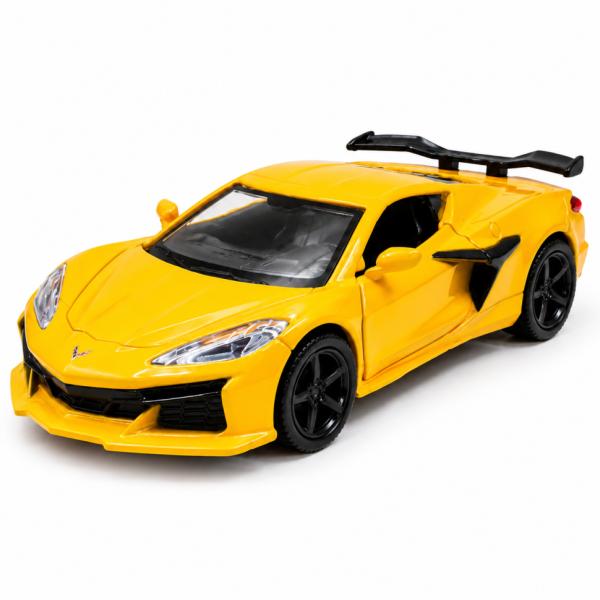 Автомодель дитяча "Chevrolet Corvette Z06 2023" 260156U масштаб 1:37 помаранчевий