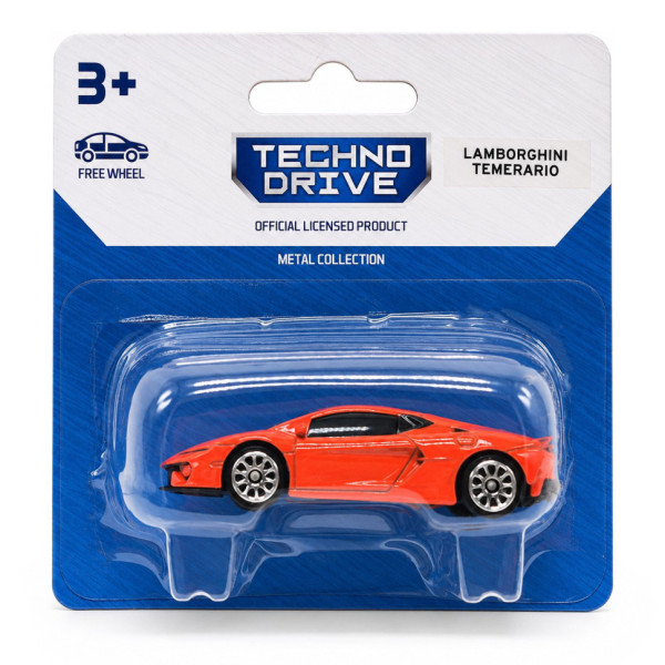 Дитяча мінімодель Lamborghini Temerario 250438US2-4 серії Street Racers S3