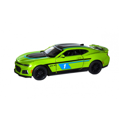 Дитяча модель машинки Chevrolet Camaro ZL1 2017 Kinsmart KT5399FW інерційна, 1:38 Green