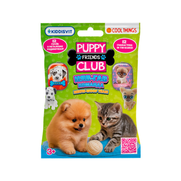 Фігурка-сюрприз "Няв-гав команда" PC062 1х1х2 см серія "Puppy Club"